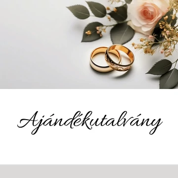 Ajándékutalvány  - esküvős - választható értékben