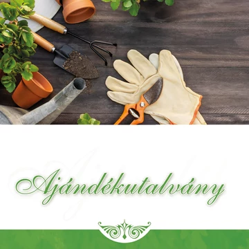 Ajándékutalvány  - kertész - választható értékben