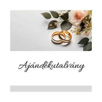 Ajándékutalvány  - esküvős - választható értékben