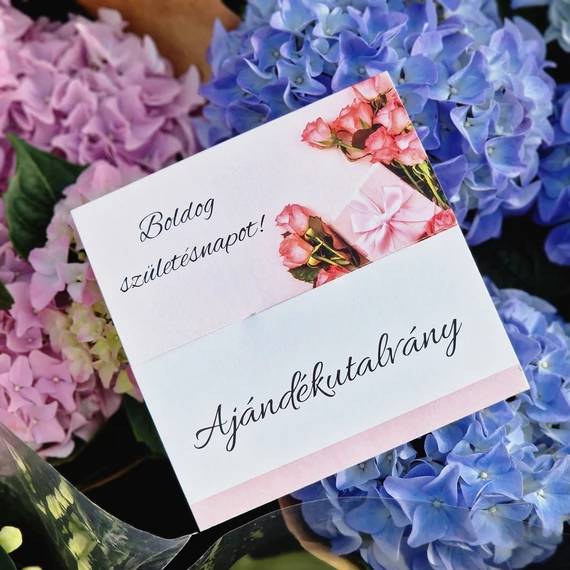 Ajándékutalvány  - szülinapi - választható értékben