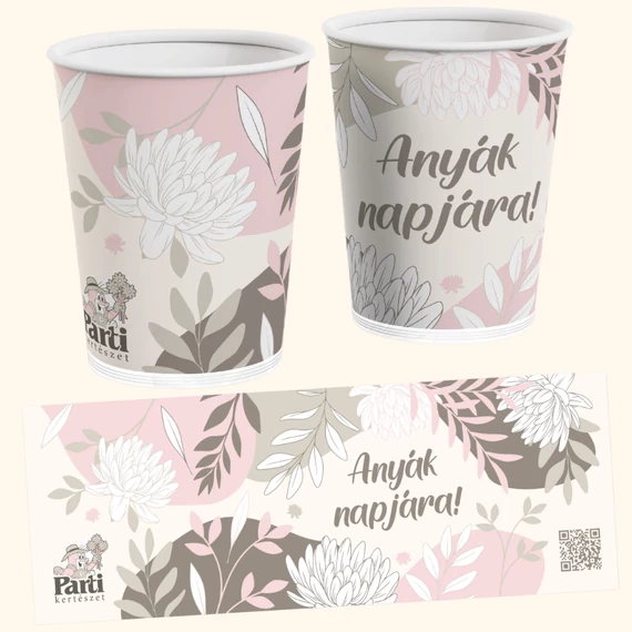 Partis kaspó - Anyák Napjára! (rózsaszínes)