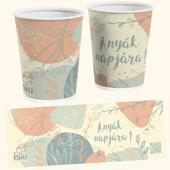 Partis kaspó - Anyák Napjára! (kékes)