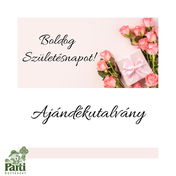 Ajándékutalvány  - szülinapi - választható értékben